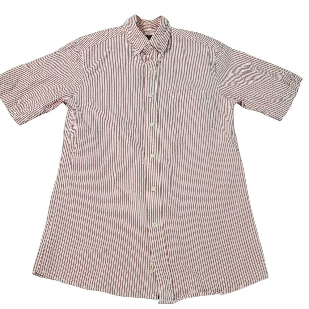Saddlebred Mens Button Up Shirt Multicolor Size Small Cotton Pocket Short Sleeve